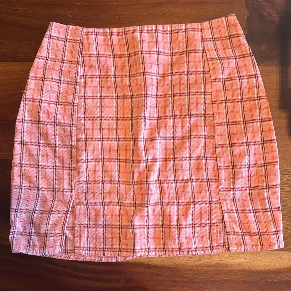 Plaid pinks skirt